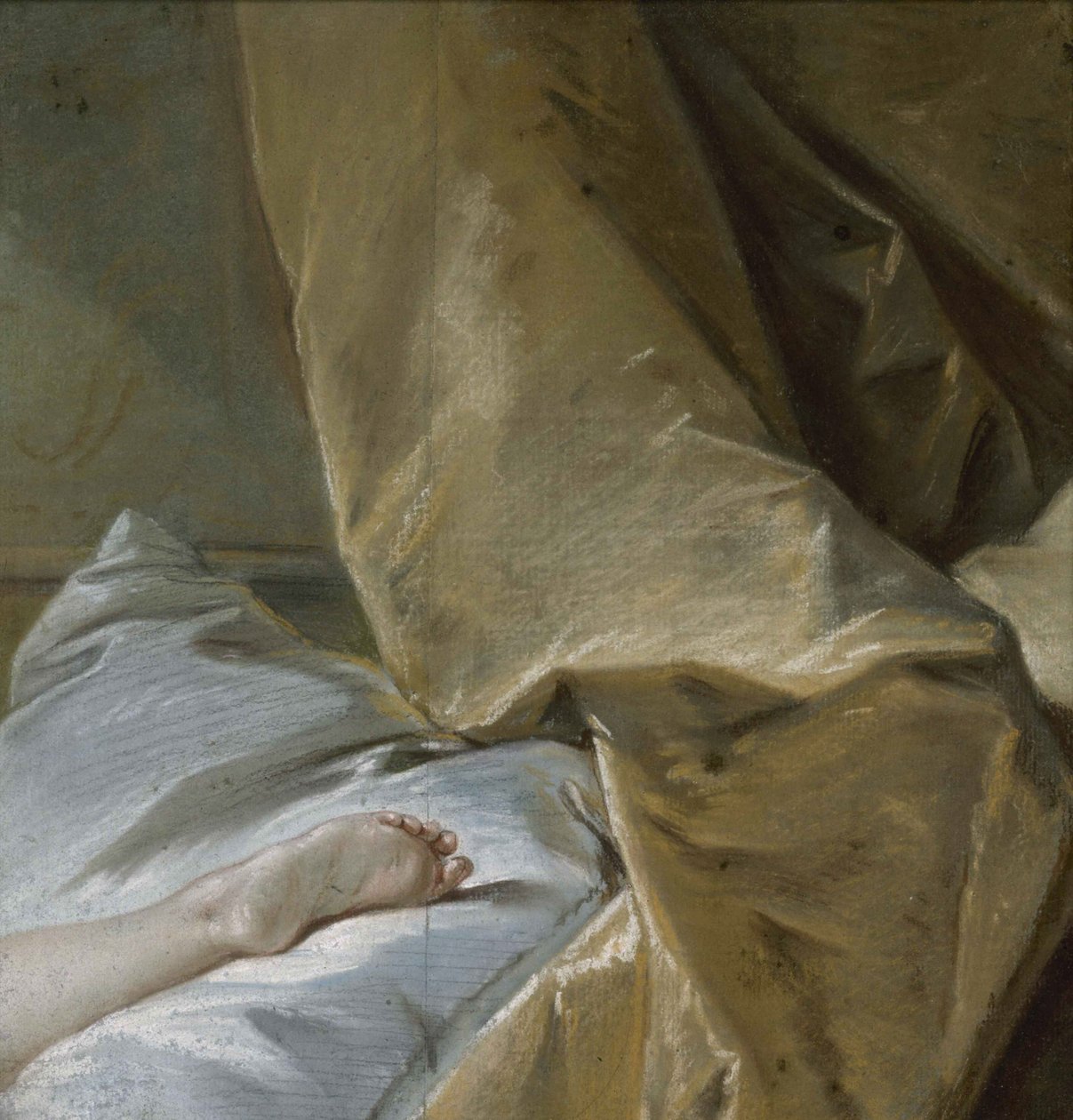 Fotstudie for den blonde Odalisque, ca 1751. av François Boucher