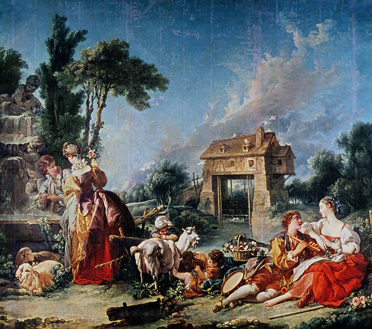 Kjærlighetens fontene, 1748 av François Boucher
