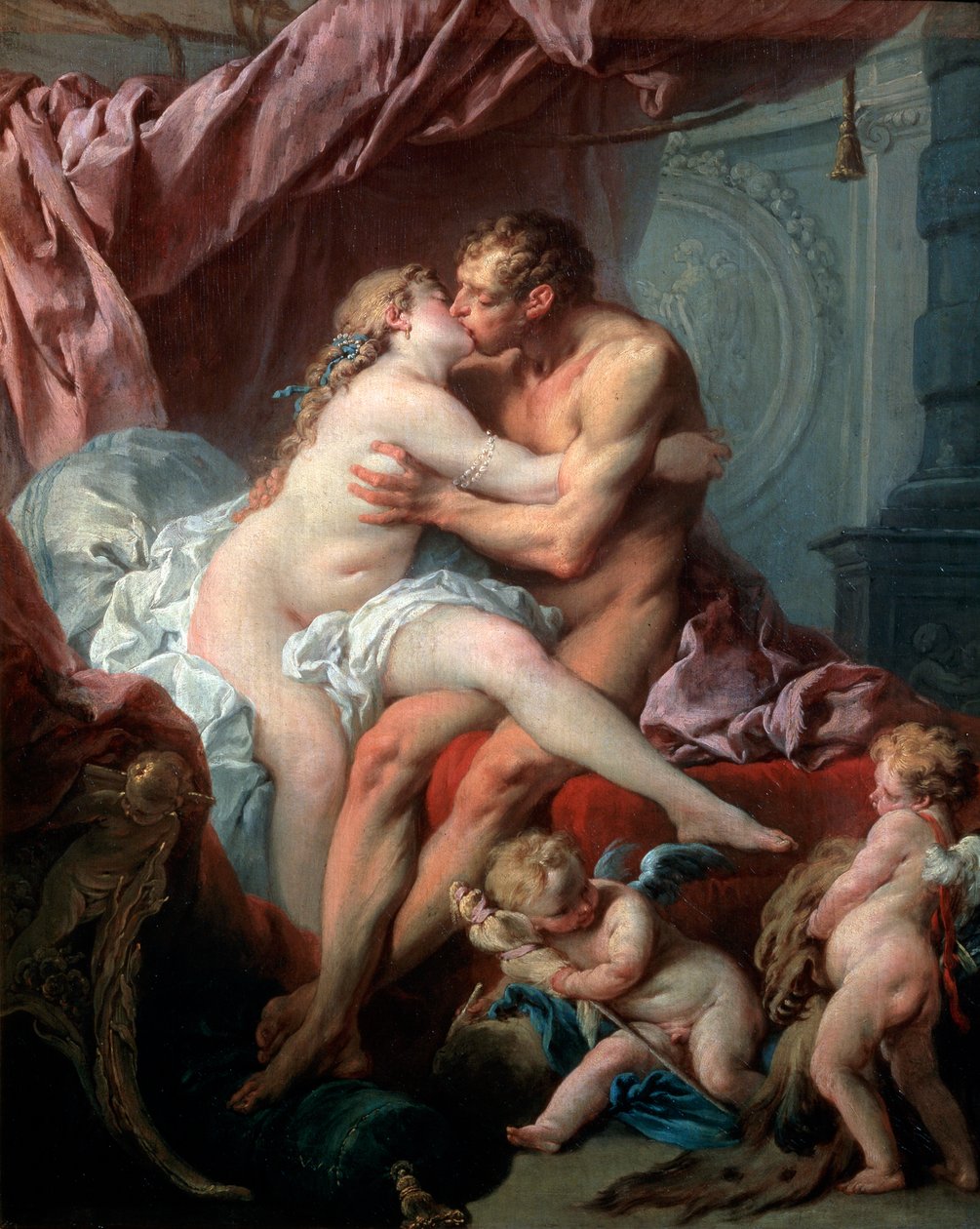 Herakles og Omphale, 1700-tallet. av François Boucher