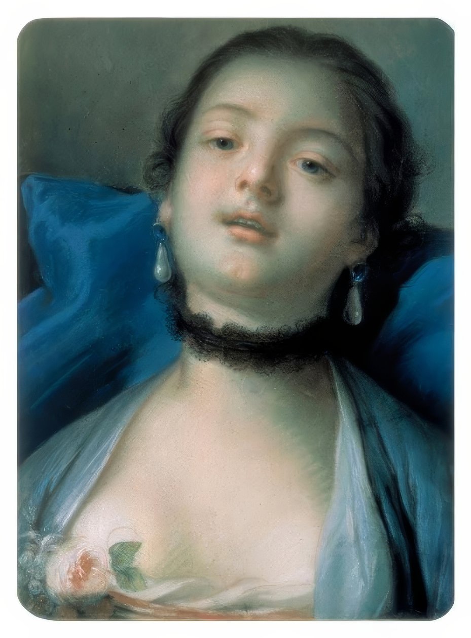 Ung kvinne av François Boucher