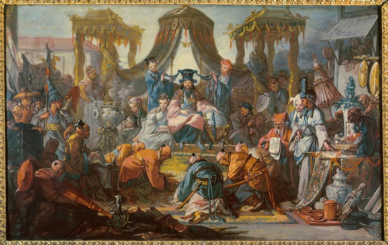 Publikum til keiseren av Kina av François Boucher