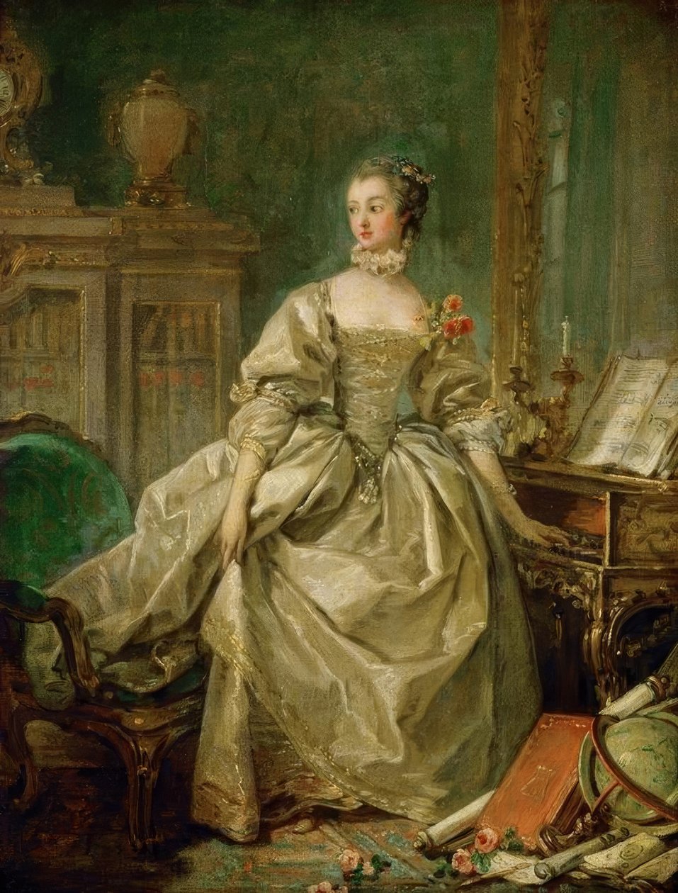 Marquise de Pompadour av François Boucher