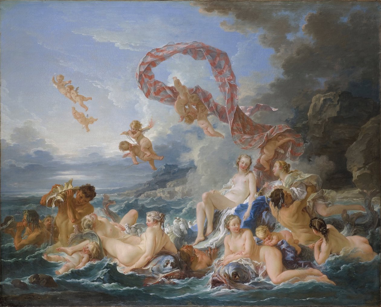 Venus triumf - Venus triumf - Boucher, Francois (1703-1770) - 1740 - Olje på lerret - 130x162 - Nationalmuseum Stockholm av François Boucher