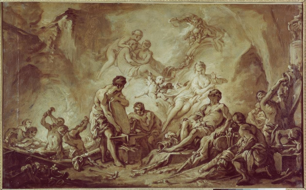 Smiene til Vulcan av François Boucher