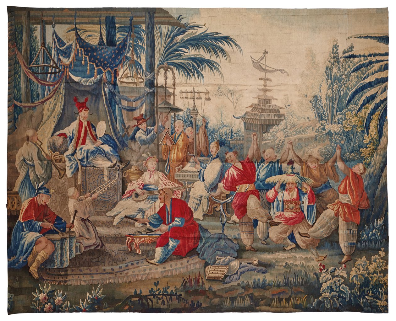 Louis XVI billedvev "aux Chinoiserie", Aubusson, siste fjerdedel av 1700-tallet av François Boucher