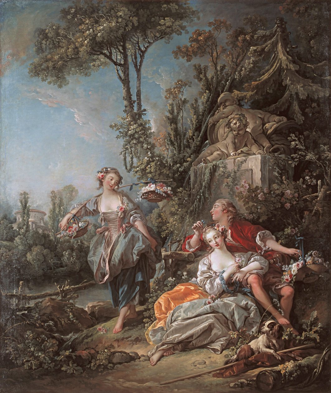 Lovers in a Park av François Boucher