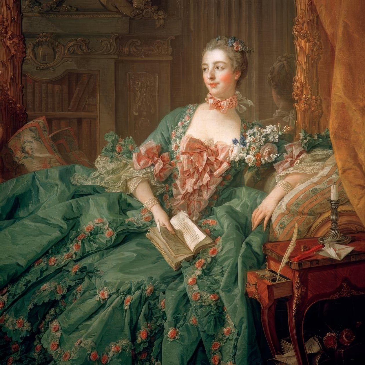 Madame de Pompadour av François Boucher