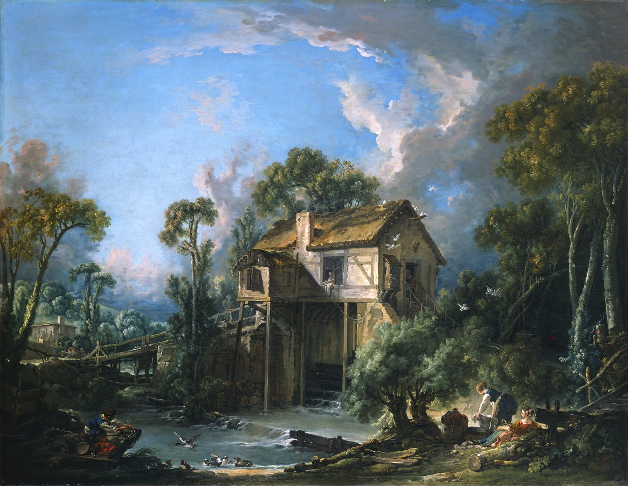 Mill i Charenton av François Boucher