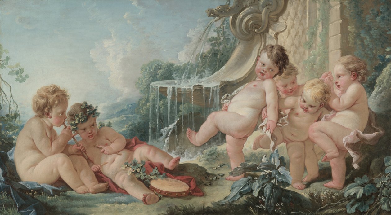 Musikk og dans, 1740-årene av François Boucher