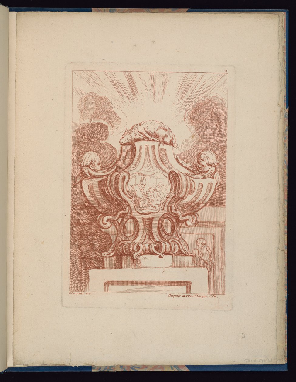 Tallerken 2, Livre de vases (Book of Vases) av François Boucher