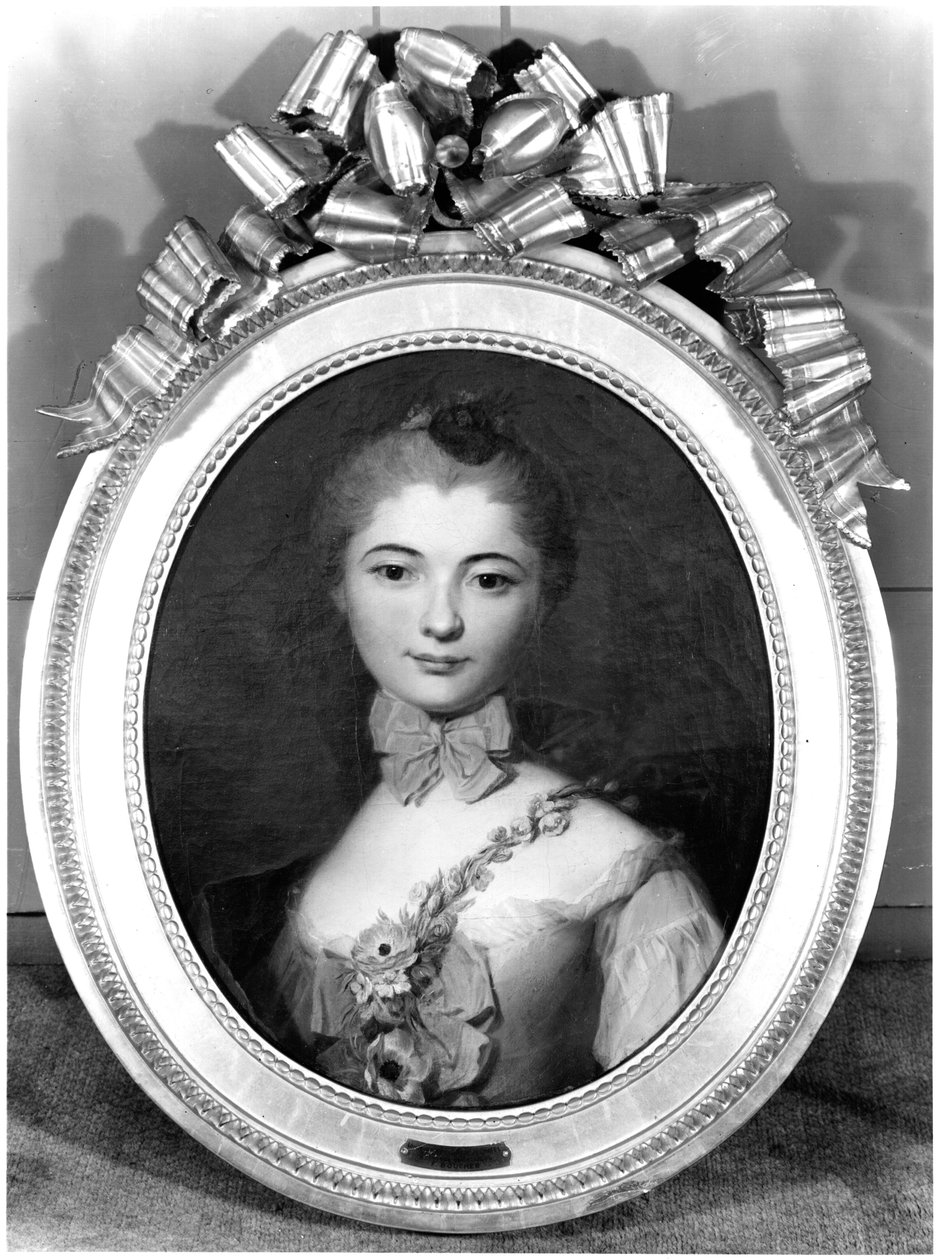Portrett av Louise Honorine Crozat du Chatel (f.1737) hertuginne av Choiseul av François Boucher
