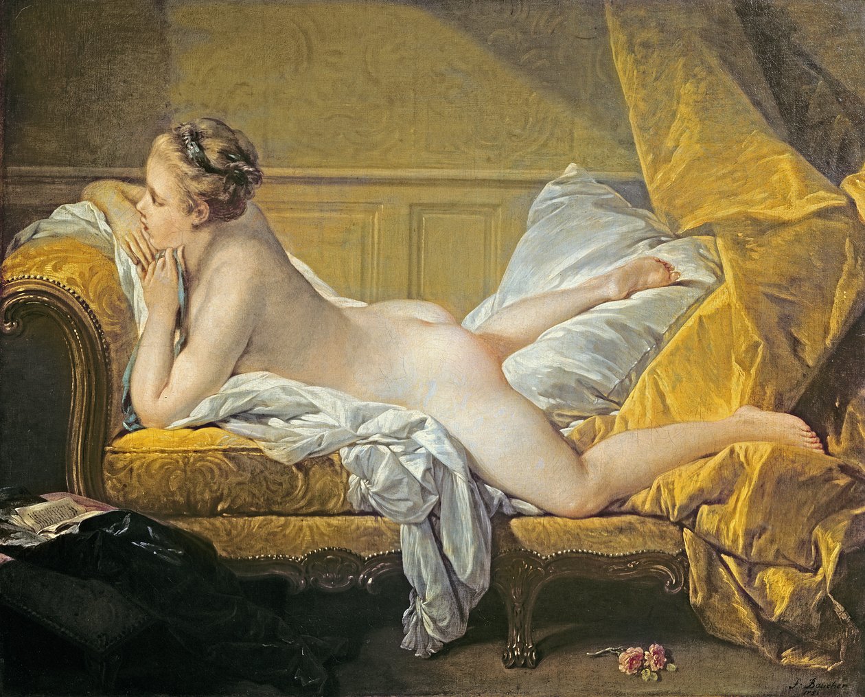 Liggende naken (Miss OMurphy) av François Boucher