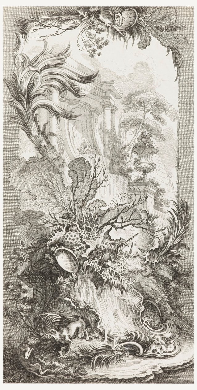 Rocaille (rokokkodesign), i Nye deler for skjermer (Nye konsepter for skjermer) av François Boucher
