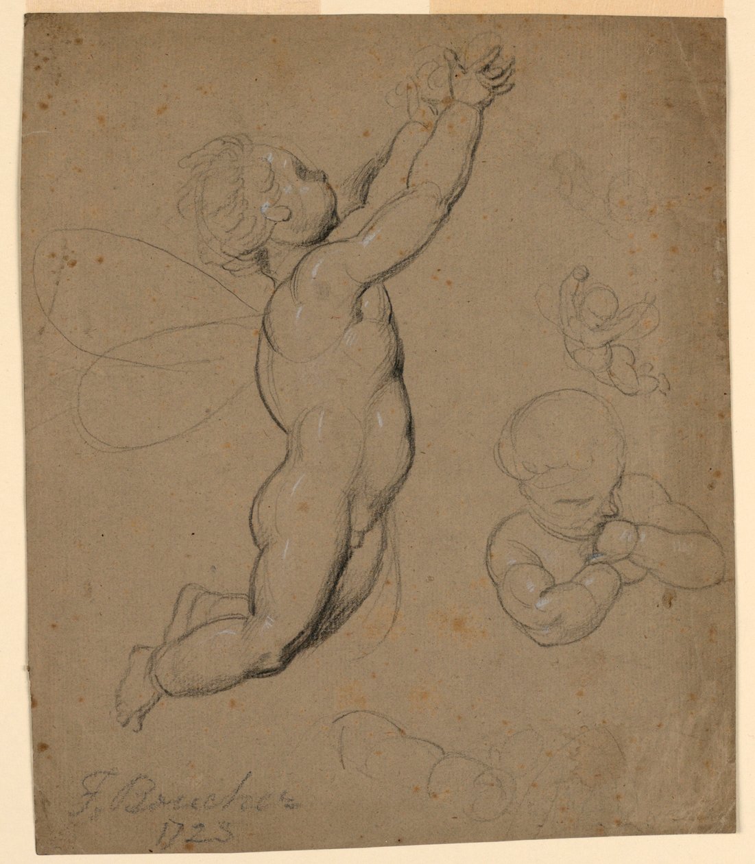Studier av putti av François Boucher