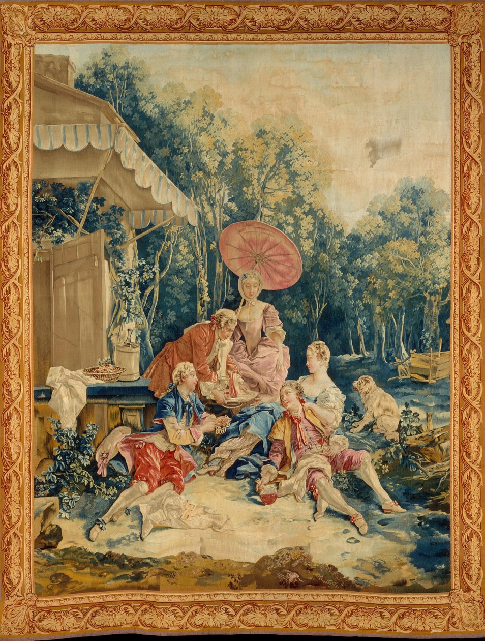 The Collation fra et sett med italienske landsbyscener av François Boucher