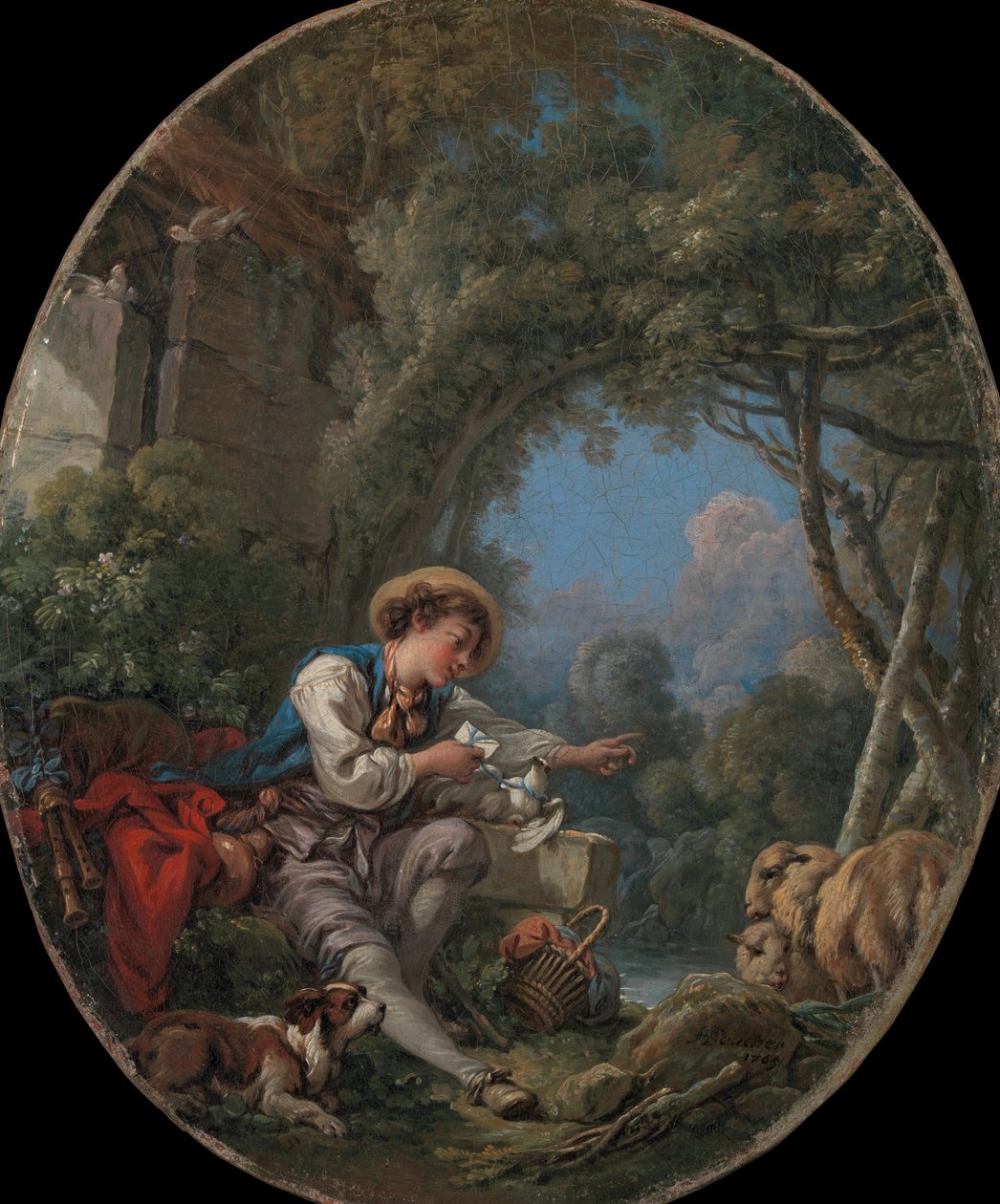 Sendebudets utsendelse, 1765. av François Boucher