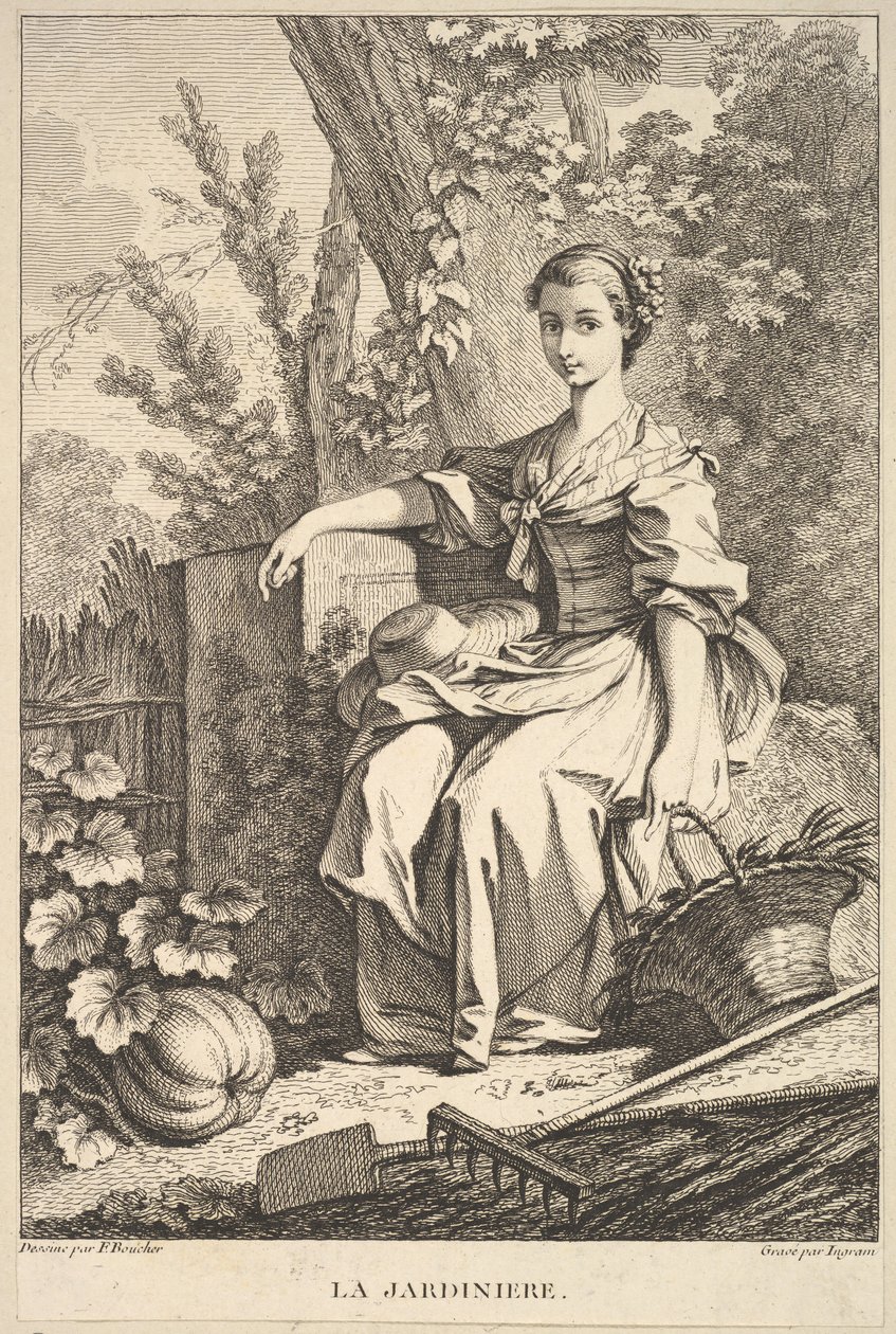 Gartneren, 1741-63. av François Boucher