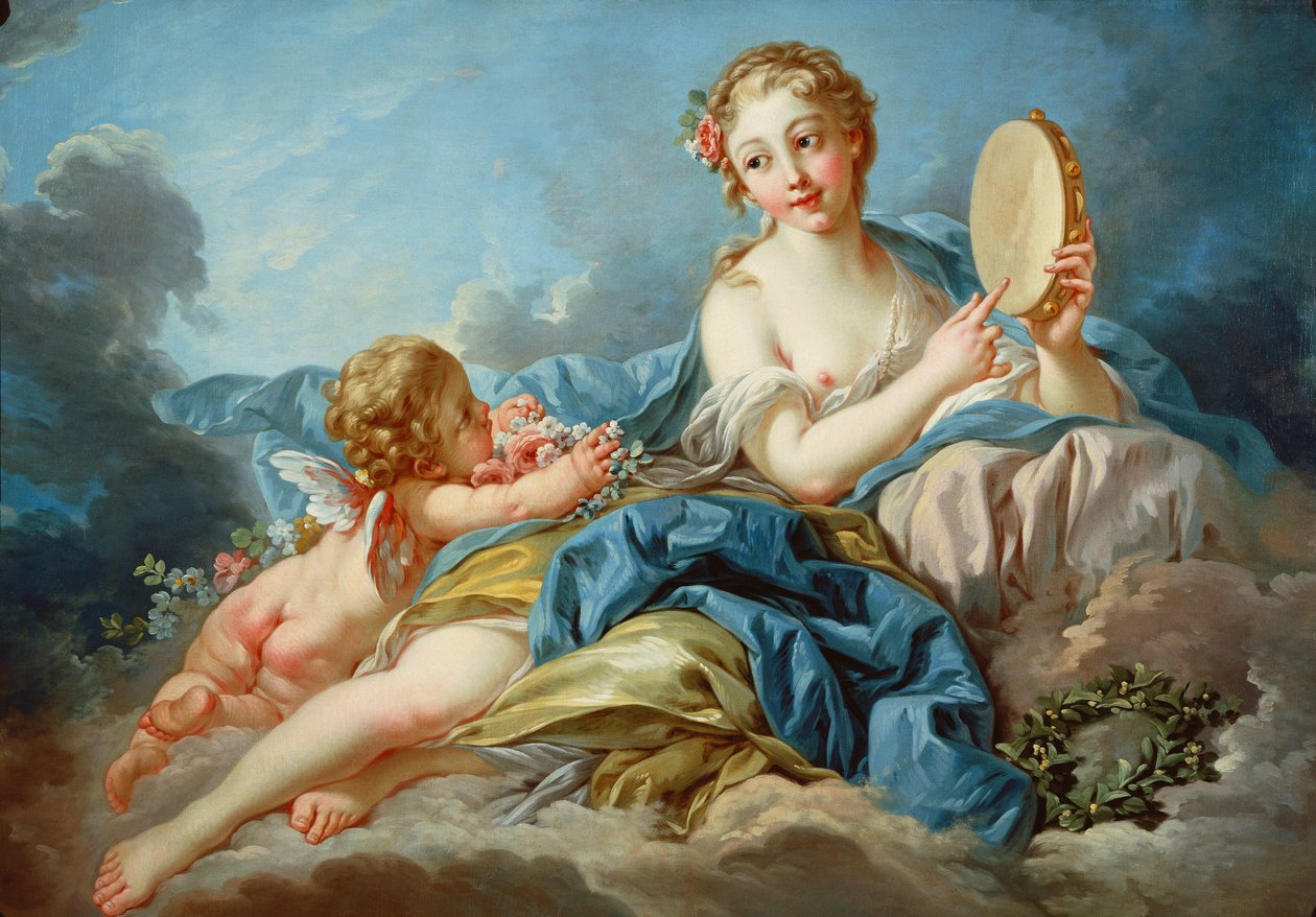 Muse Terpsichore av François Boucher