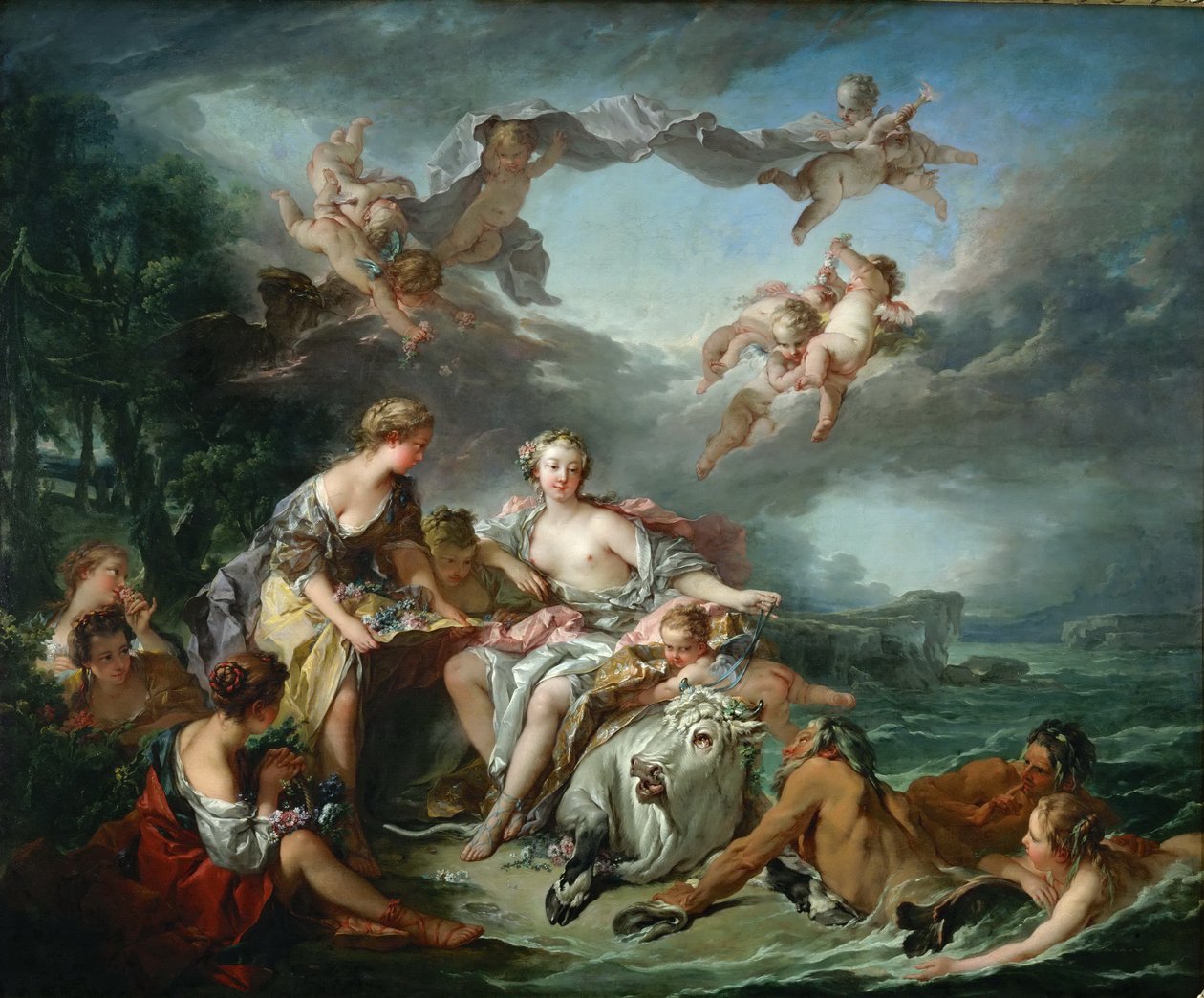 Voldtekten av Europa av François Boucher