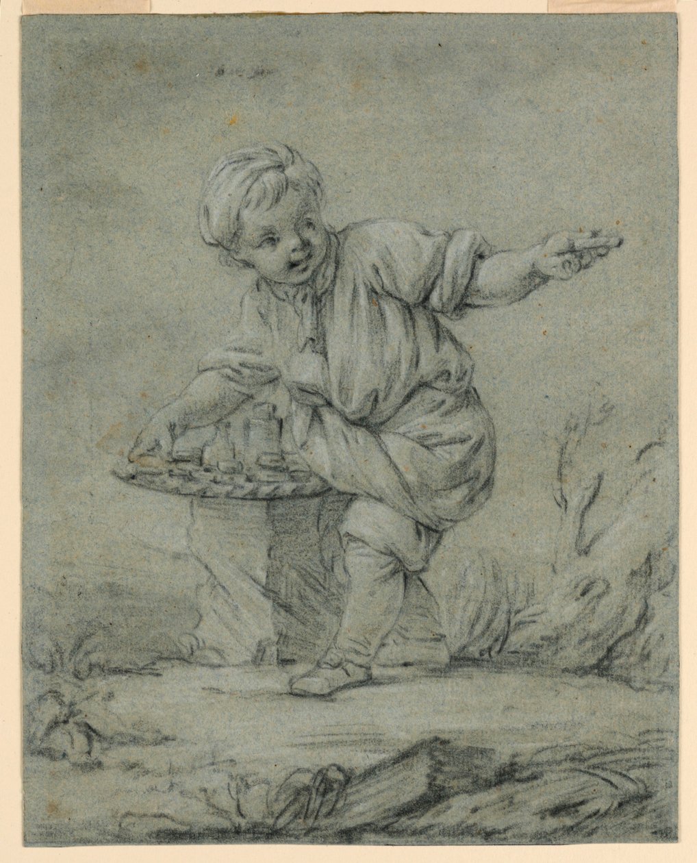 Den ungdommelige selgeren av François Boucher