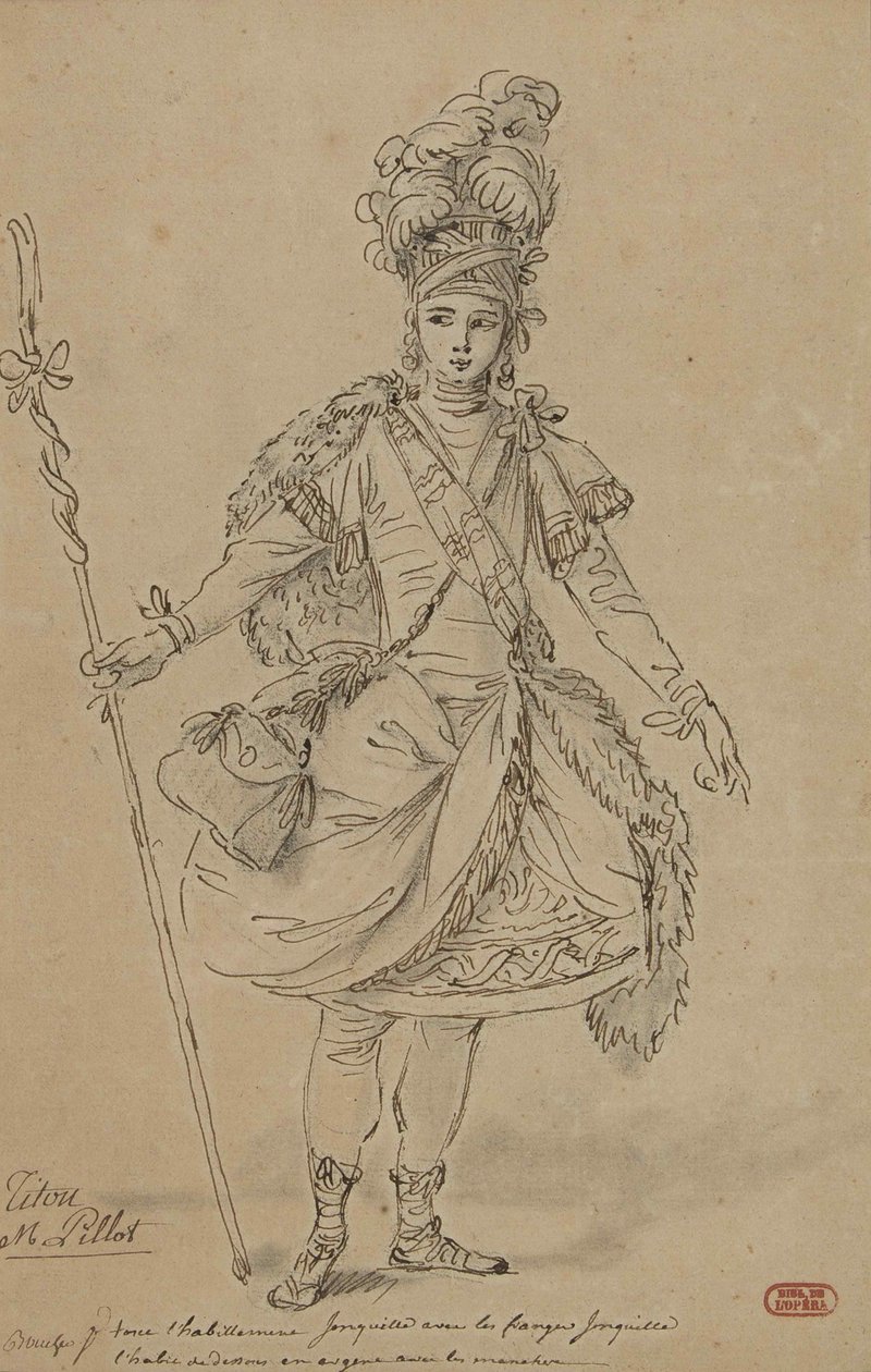 Tithonus. Kostymedesign for operaen Titon et l