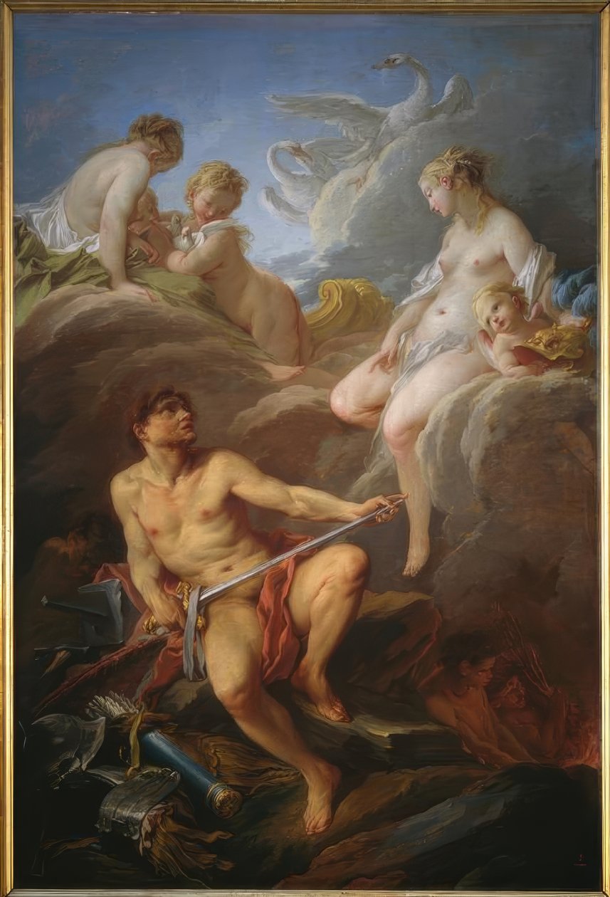 Venus ber Vulcan om våpen til Aeneas av François Boucher
