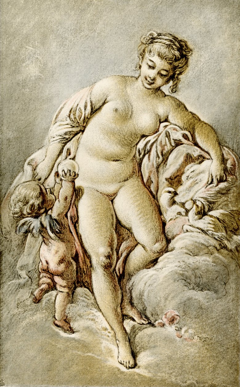 Venus med duene av François Boucher