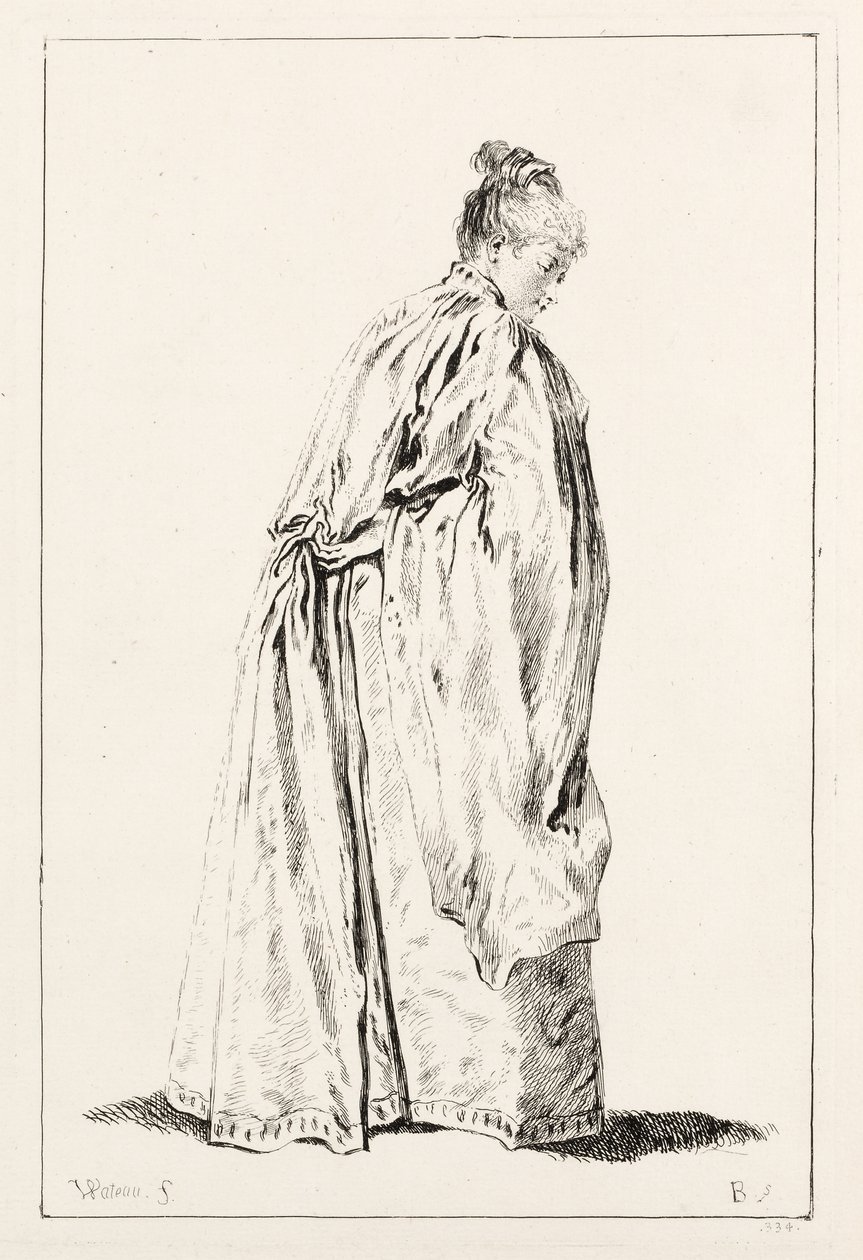 Kvinne Stående av François Boucher