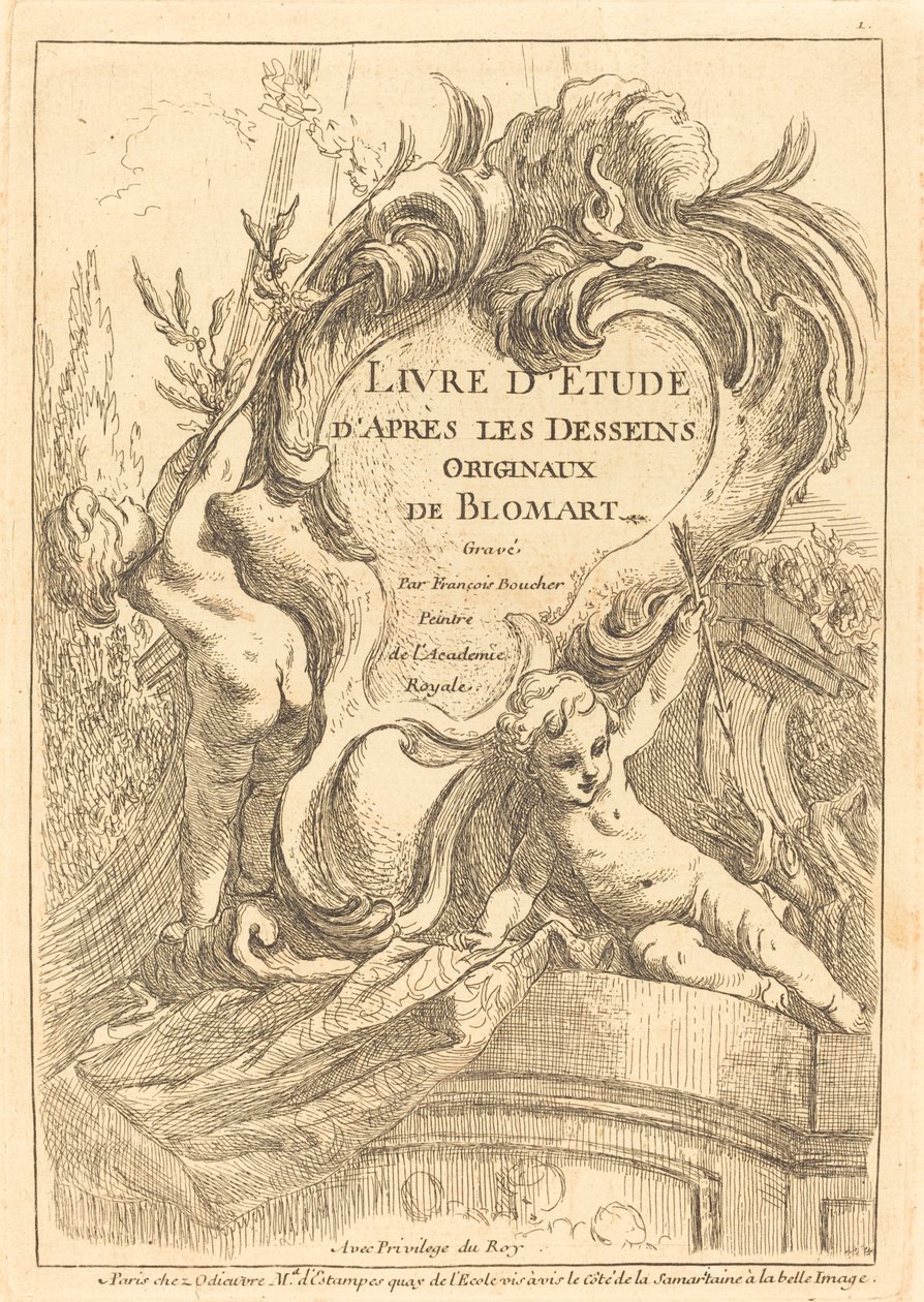 Tittelside av François Boucher after Abraham Bloemaert