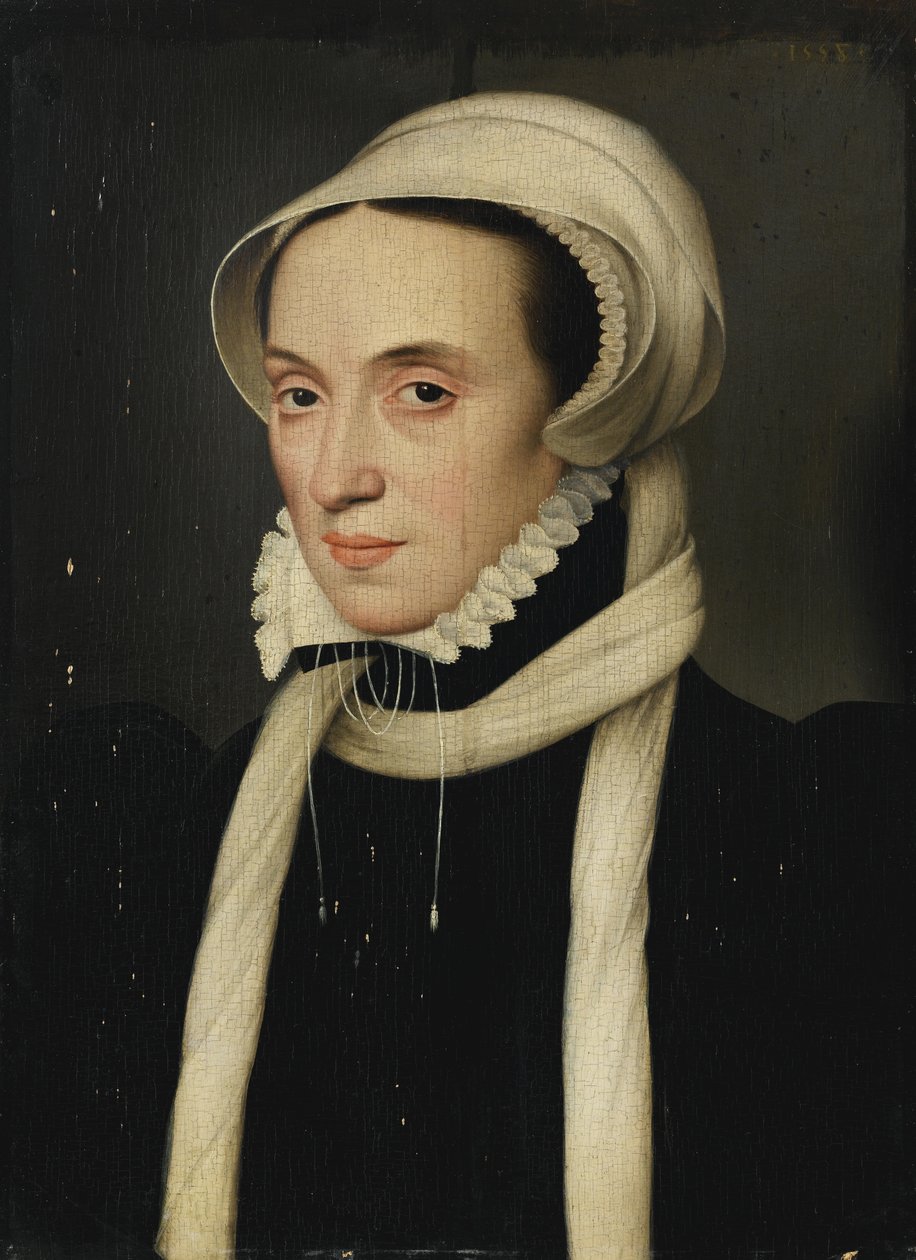 Christina av Danmark, hertuginne av Milano, 1558 av François Clouet