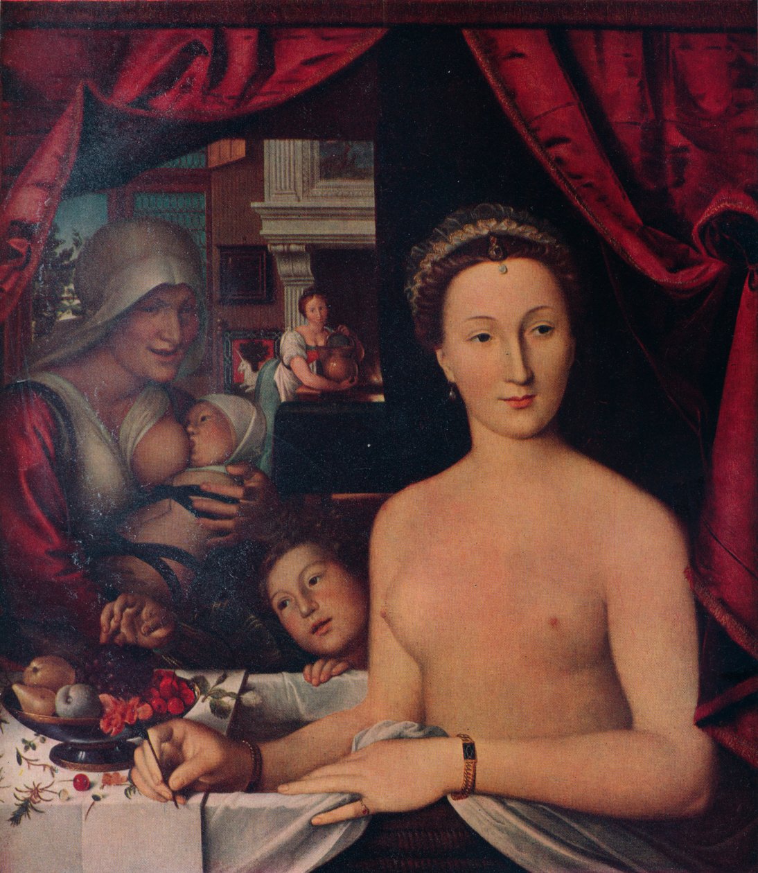 Dame Au Bain A Lady in Her Bath, c1571 av François Clouet