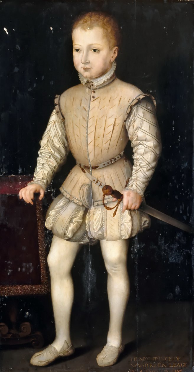 Henry IV av Frankrike som barn av François Clouet