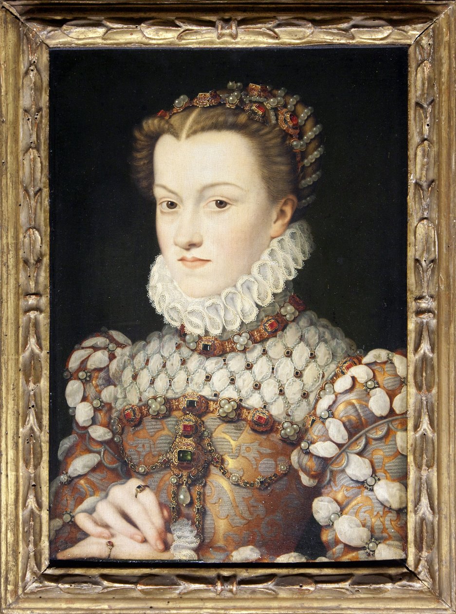 Portrett av Elisabeth av Østerrike av François Clouet