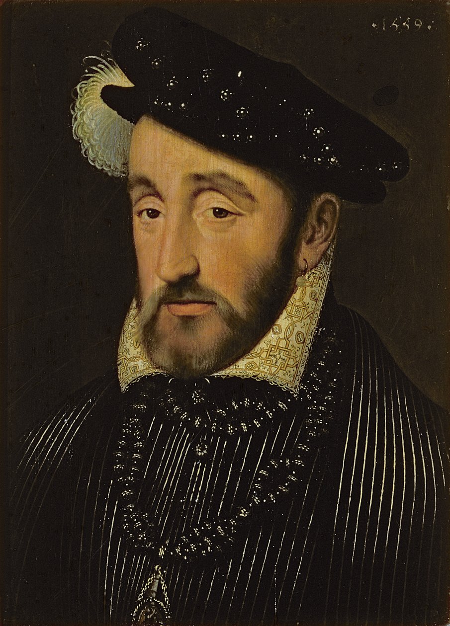 Portrett av Henri II av Frankrike (1519-59), 1559 av François Clouet