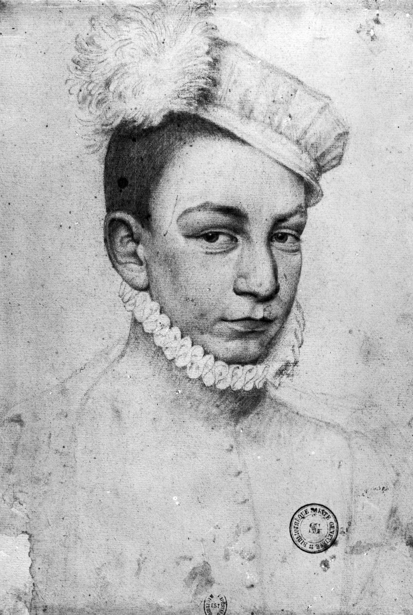 Portrett av kong Charles IX av Frankrike, 1561 av François Clouet