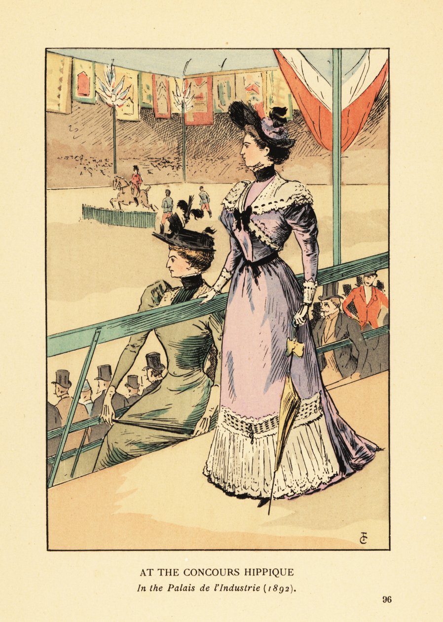 På Concours Hippique i Palais d'Industrie av François Courboin