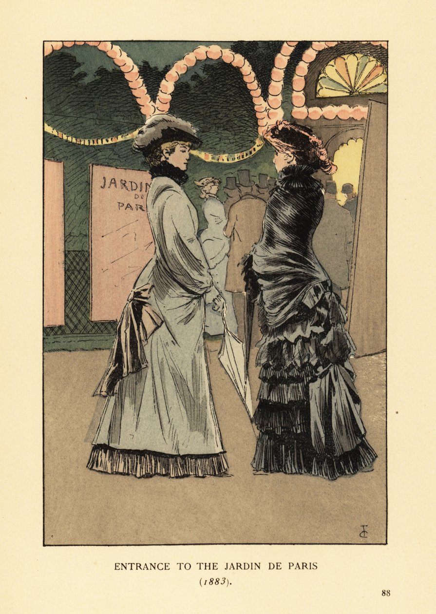 Inngang til Jardin de Paris av François Courboin