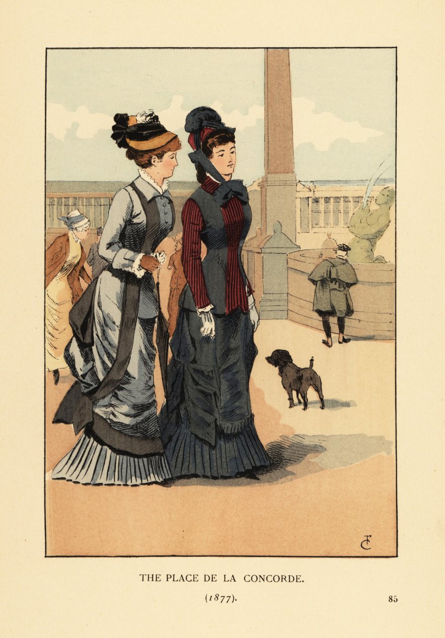 Sted fra Concorde i 1877 av François Courboin