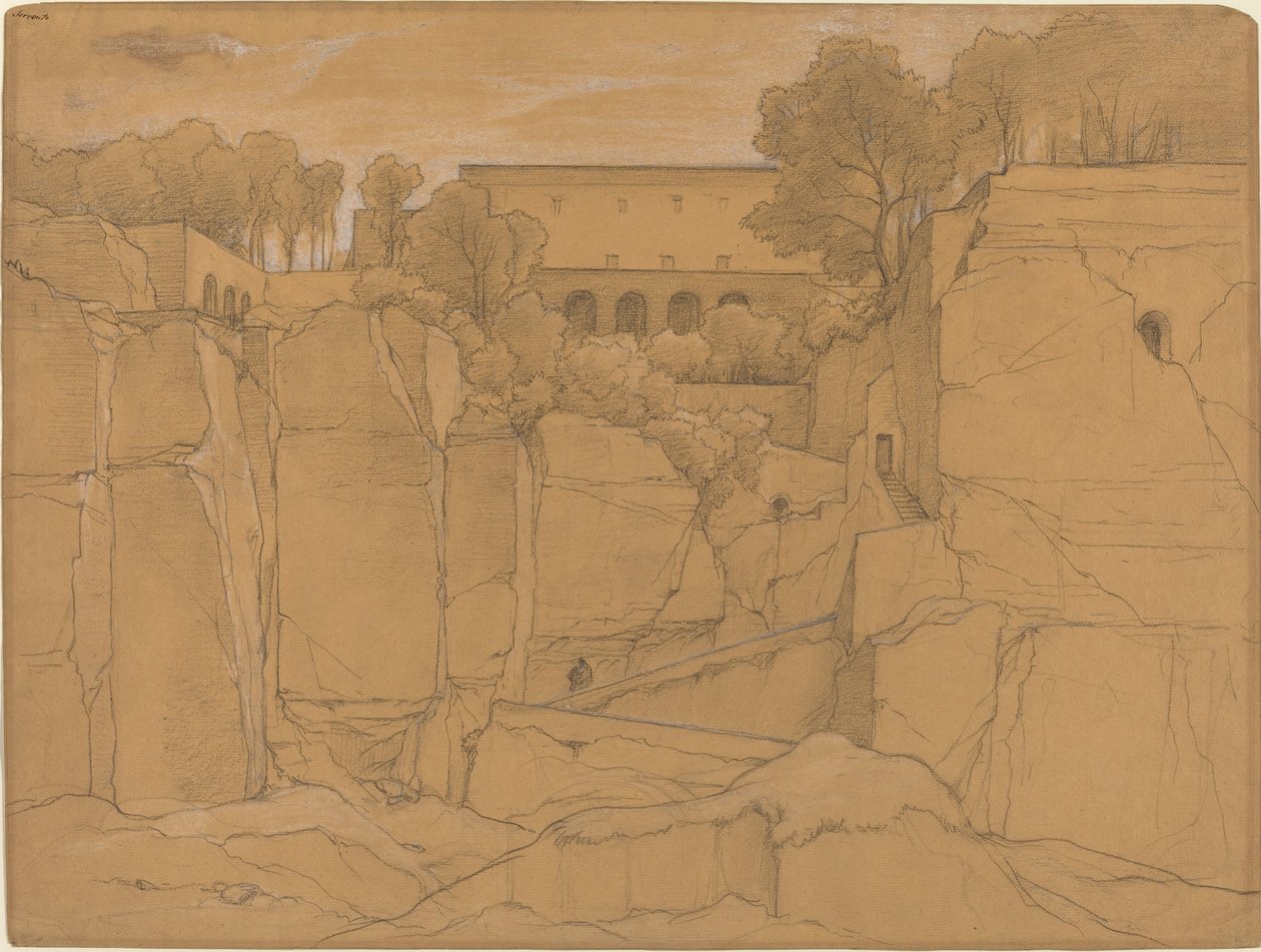 Sorrento av François Edouard Bertin