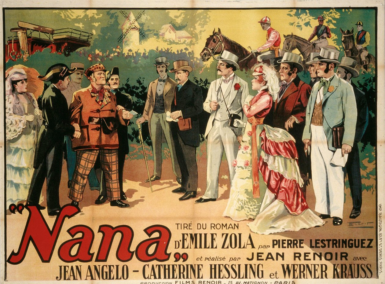 Filmplakat Nana av Jean Renoir, 1926. av François Florit