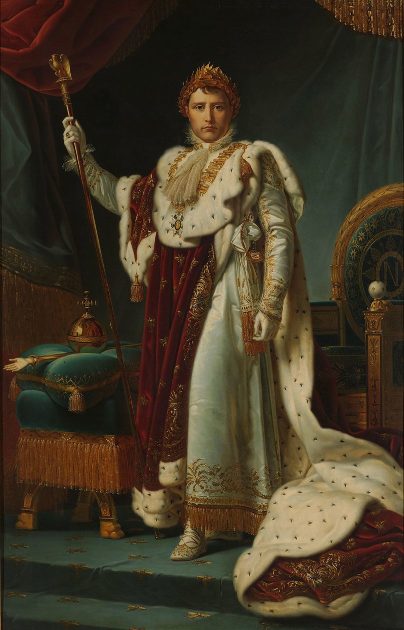 Portrett av keiser Napoleon I Keiser Napoleon I i kroningsklær, 2. desember 1804 av François Gérard (workshop of)