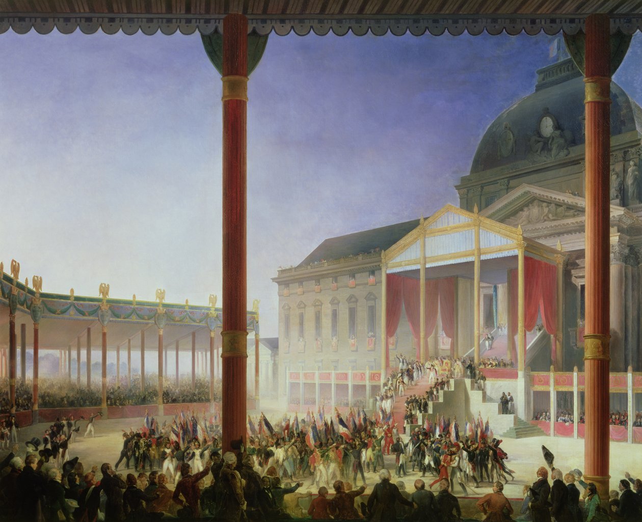 Montering av Champ de Mai, 1. juni 1815 av François Joseph Heim