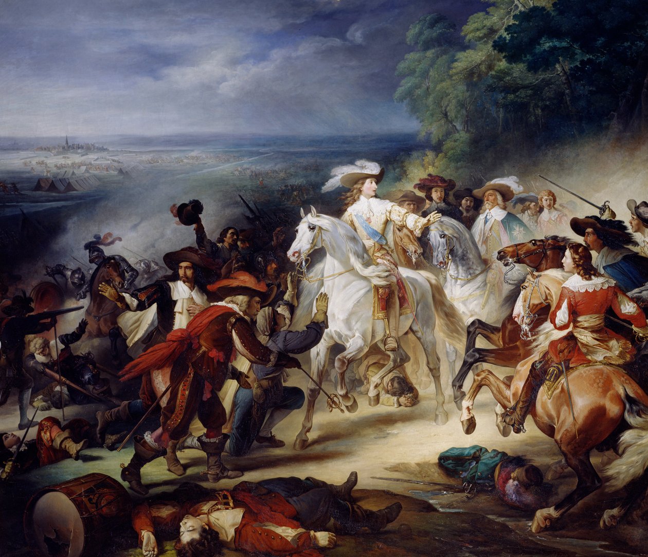Slaget ved Rocroy, 19. mai 1643, 1834 av François Joseph Heim