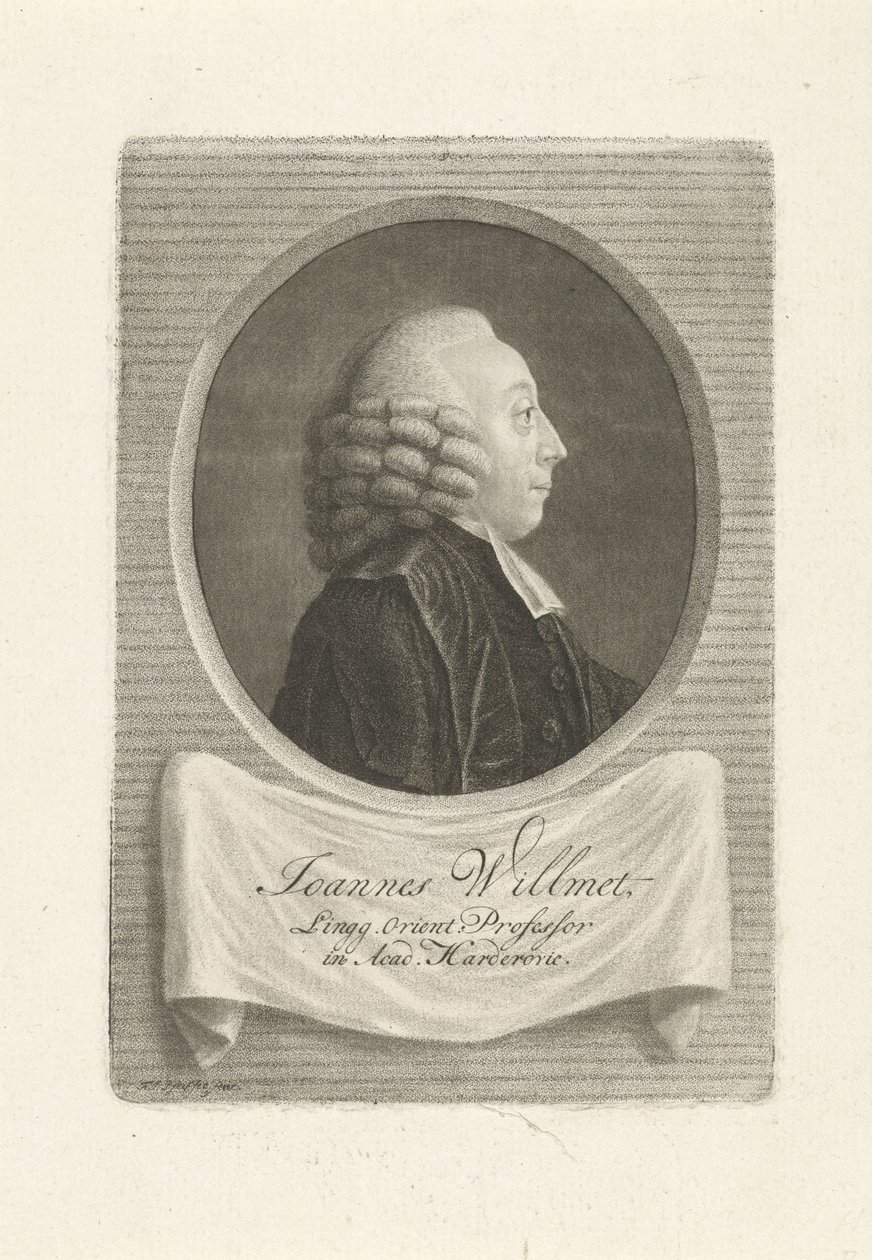 Portrett av Joannes Willmet av François Joseph Pfeiffer (I)