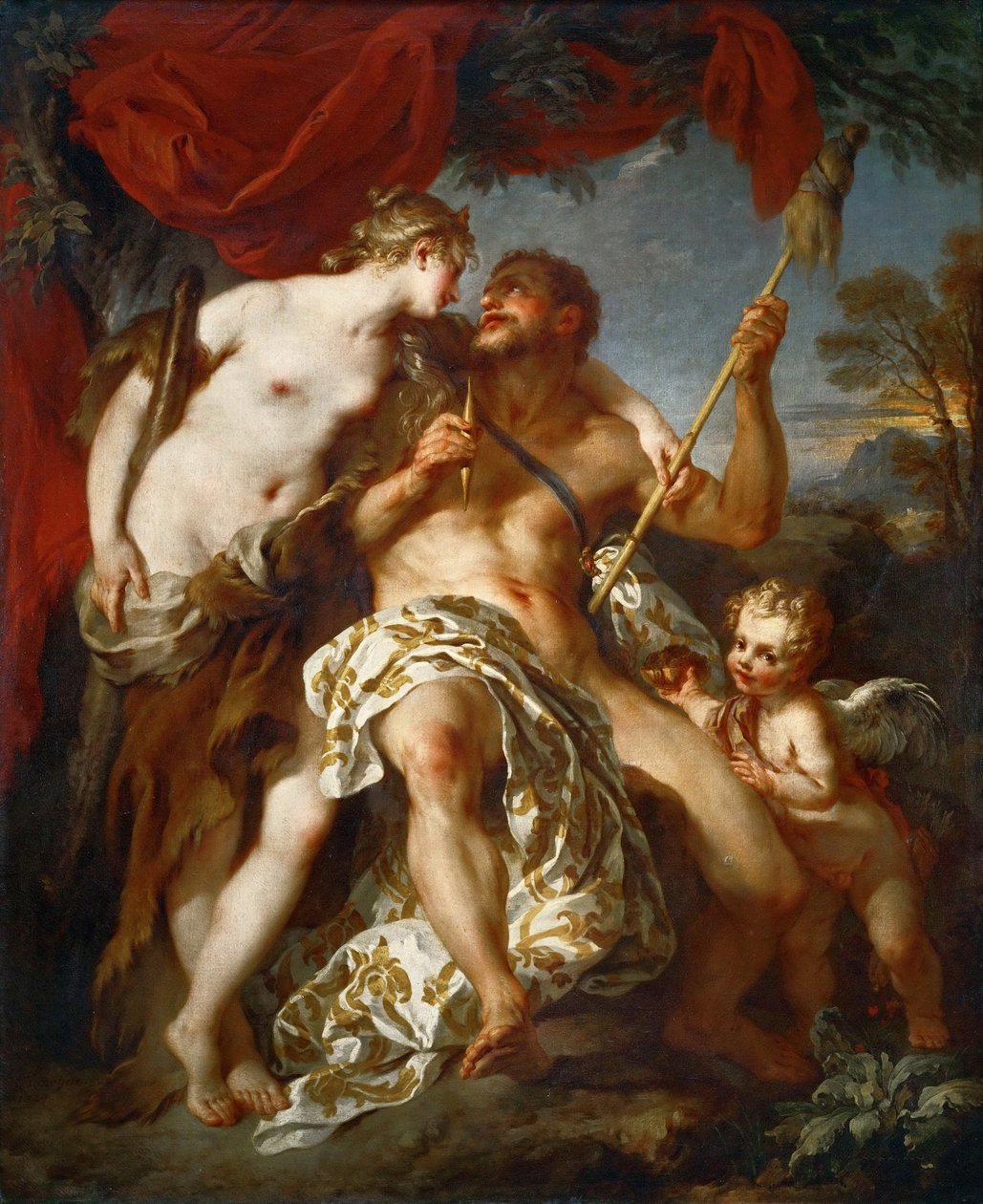 Hercules og Omphale av François Le Moyne
