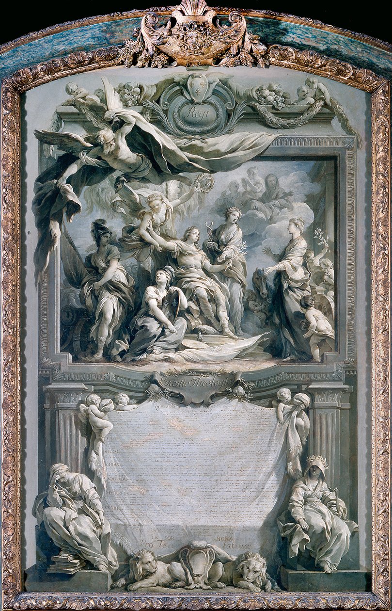 Ludvig XV gir fred til Europa av François Le Moyne
