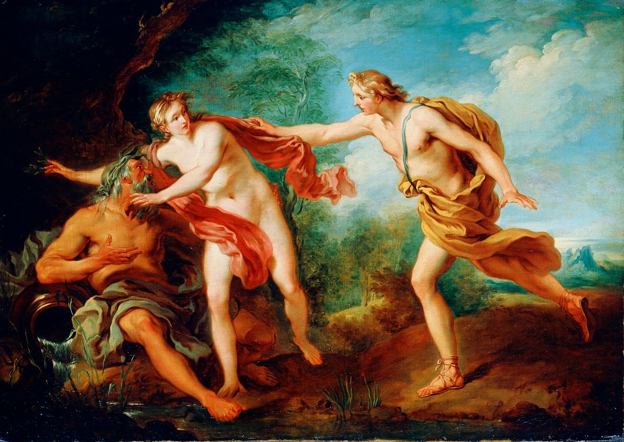 Apollo og Daphne, 1700-tallet av François Lemoyne