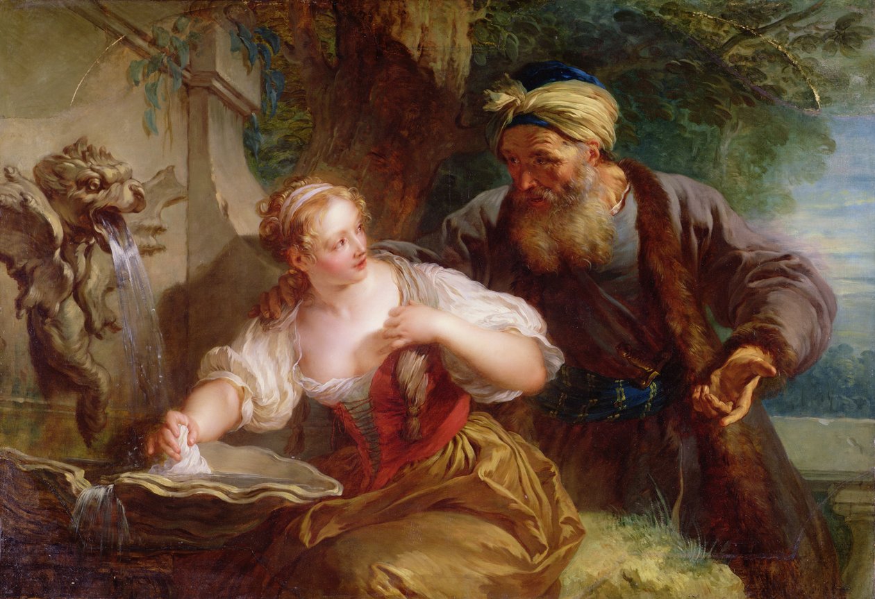 The Amorous Proposal, ca. 1725 av François Lemoyne