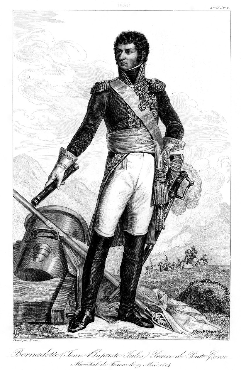 Karl XIV Johannes av Sverige 1763-1844, konge av Sverige, 1839. av François Pigeot
