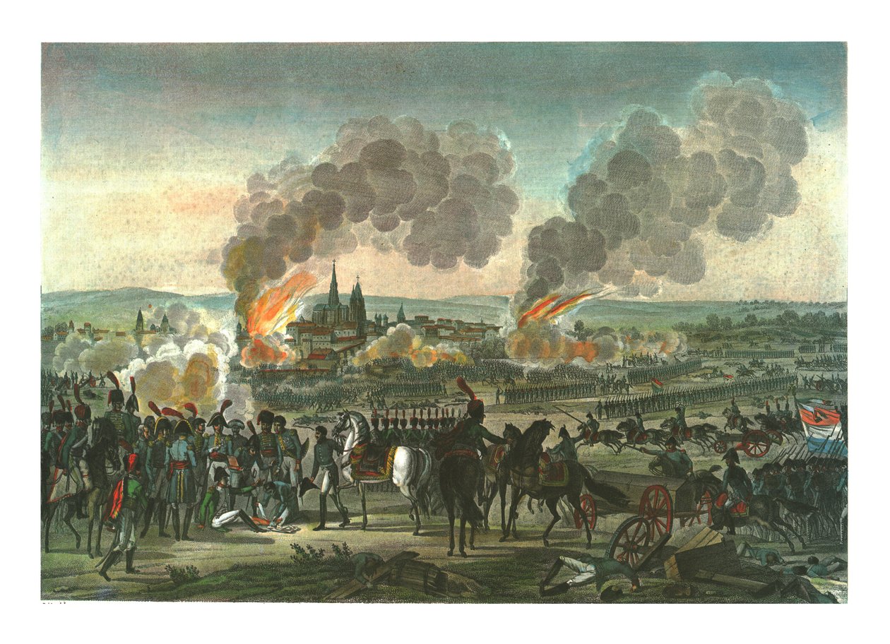 Erobringen av Ratisbon, 23. april 1809, c1850 av François Pigeot